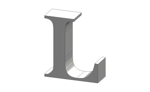 L Baskerville Old Face Font Letter