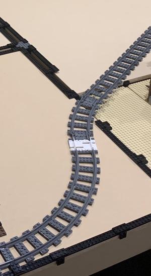 Telescoping LEGO Track