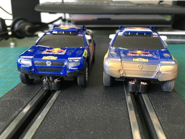 Carrera Go 1:43 Slotcar Chassis with slide guide for VW Touareg