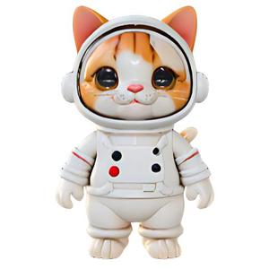 Whimsical Spacefarer Feline