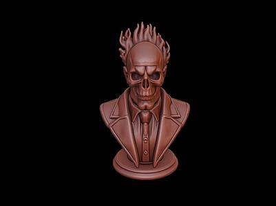 Ghost Rider Bust