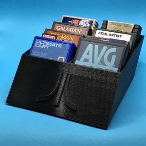 Cartridge holder for eight Atari 800/XL/XE sized carts.