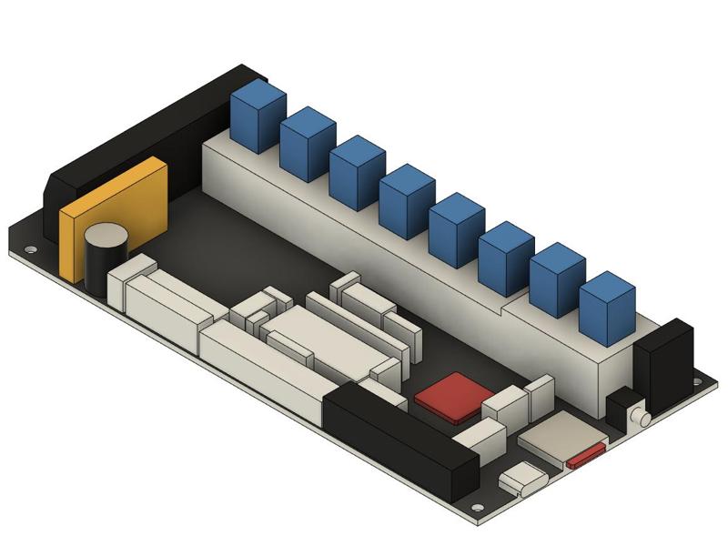 Fysetc Spider 2.2 - simplified CAD model
