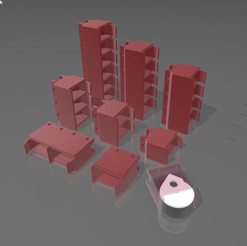 AEA Challanger Magazine Holder / Clips for Cal50 for picatinny