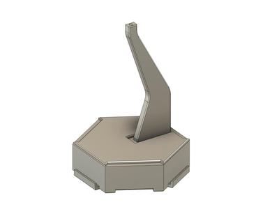 Action figure (Gunpla) stand with storage