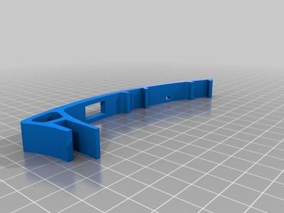 Prusa i3 LED Strip Light Bar with slot for a switch