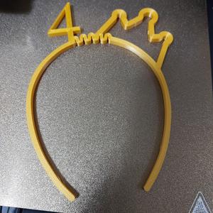 Birthday 4 crown