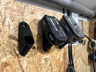 Ryobi One + battery holder