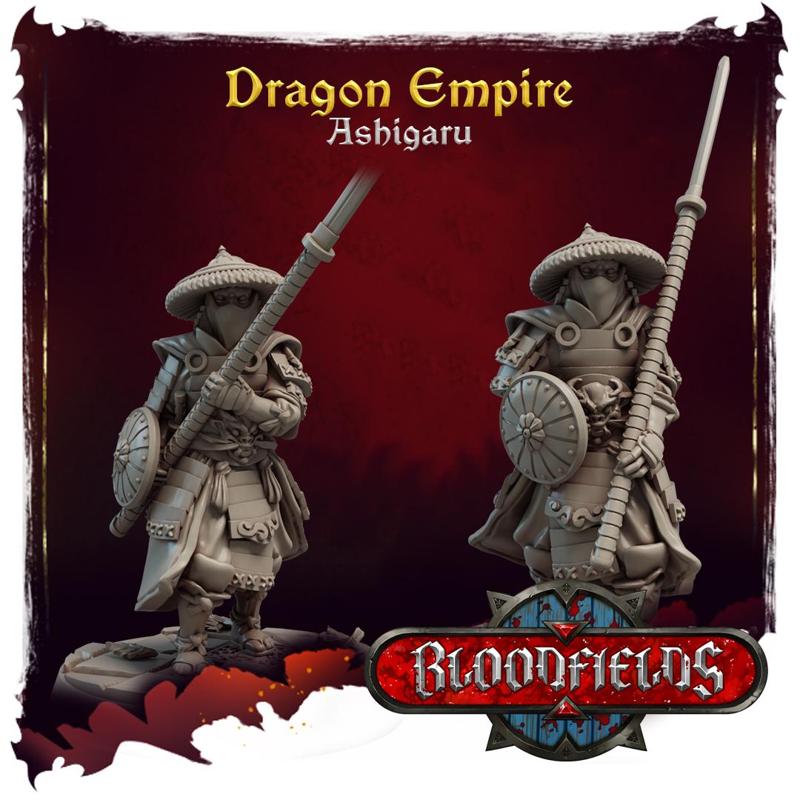 Dragon Empire - Ashigaru - Additional Miniatures