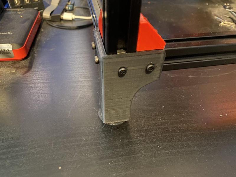 Frame feet for 2020 extrusion with m3 holes