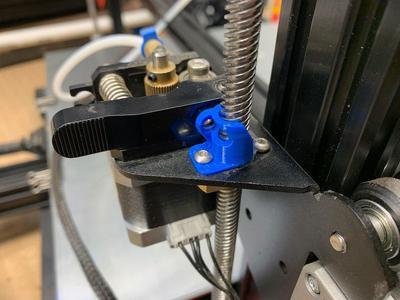 BTT Smart Filament Sensor Mount Ender 3 V2 - REMIXED Tube_Guide ONLY