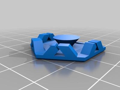 Pentagon Edge Plate for use with Hexagonal rubber-banded armour plate by PerspexAvenge