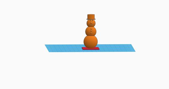 my first snowman