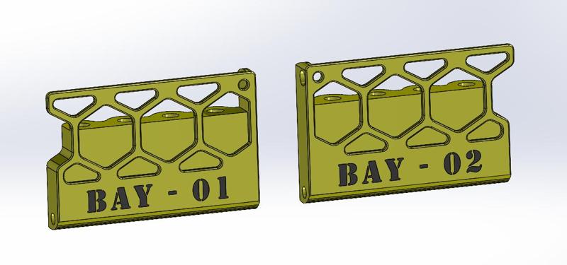 Revo Nozzle Bay 01 and 02 for Voron  2.4 350mm (Remix)