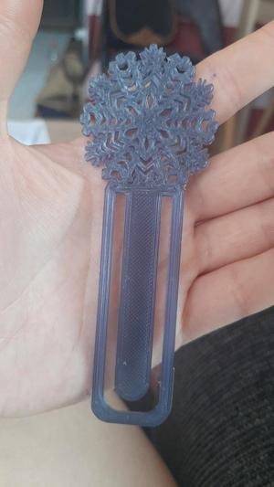 Snowflake bookmark