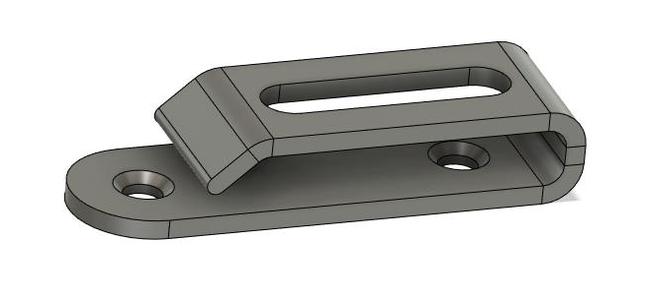 Cable management organizer clip