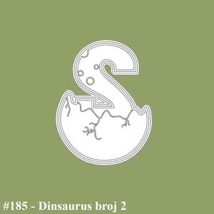 Dino number 2 - Cookie cutter
