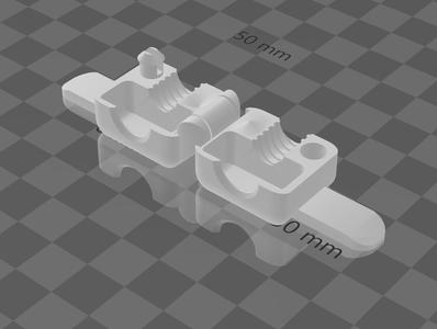 Print in place lead screw cleaner
