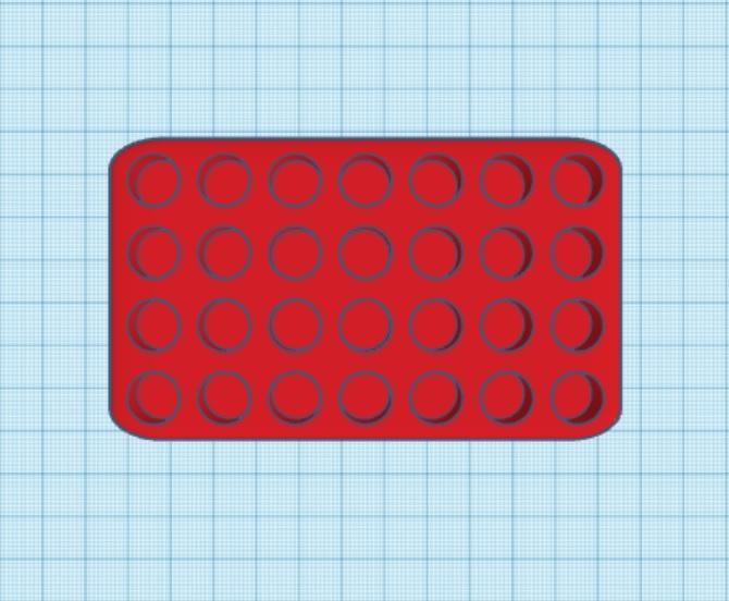 AAA battery tray for sterilite drawer