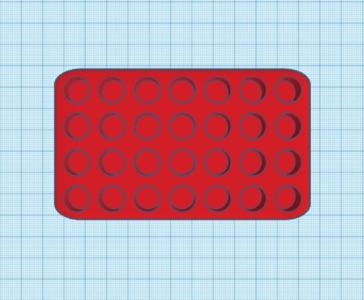AAA battery tray for sterilite drawer