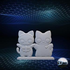 Cats in Love Decor