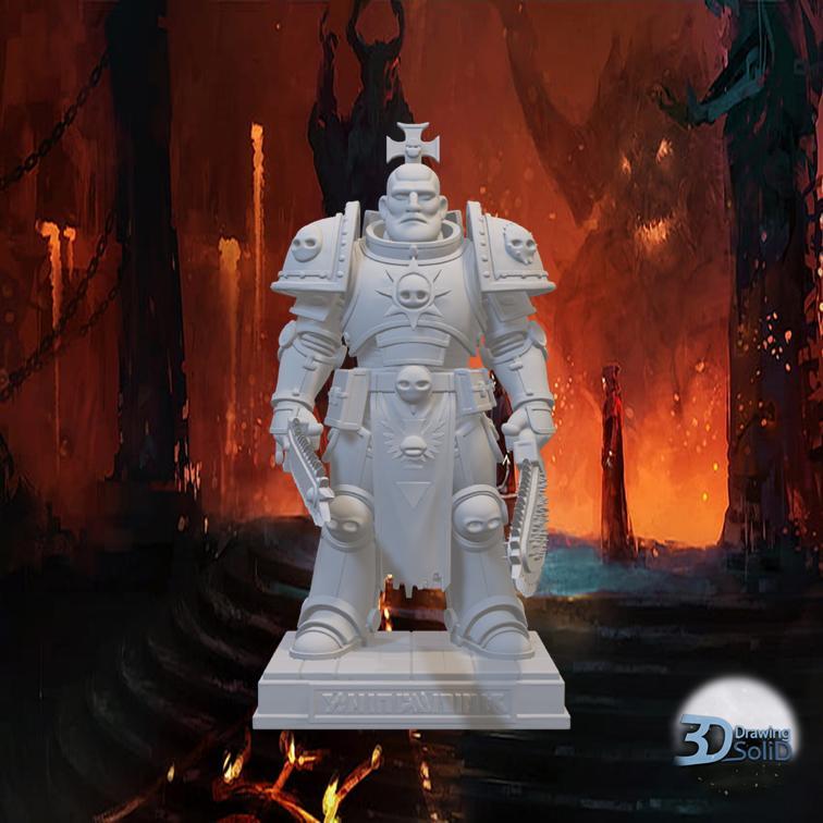 Imperial Doombringer – War Crusader Statue