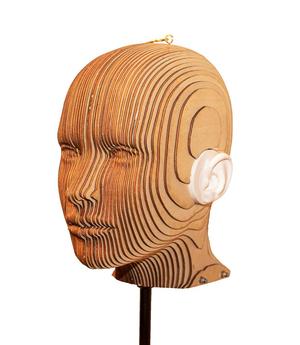 Artificial head for binaural recordings