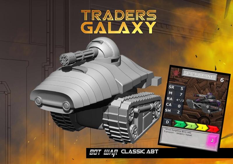 Classic A.B.T - Bot War Miniature Game