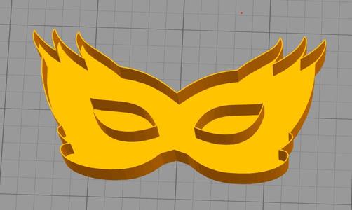 Carnival cookie cutters mask