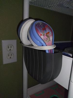Hanging Headphone Bin