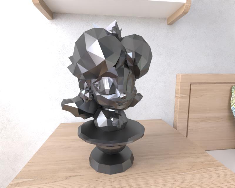 Daisy Bust Lowpoly
