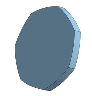 3, 5, 7 Sided flat solids of constant width.