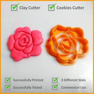 Clay Cutter Cookies Cutter Flower Shape #02