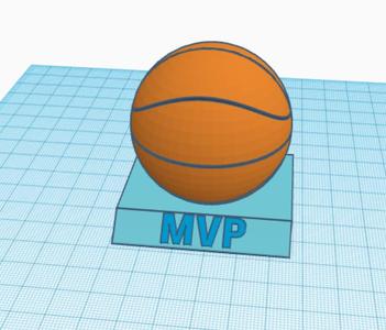 MVP Basketball Trophie