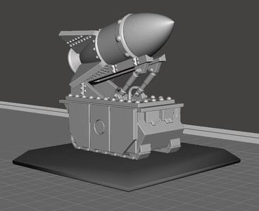Epic 40K Ork pulsar rocket