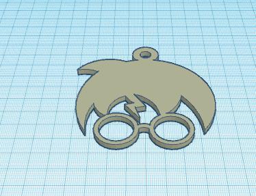 harry potter key chain