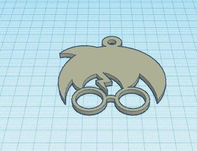harry potter key chain