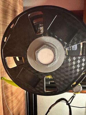 Integrated spool guard and nut