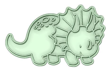 Dino 30 cookie cutter