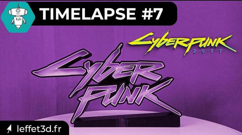 Lampe Cyberpunk - L'Effet3D