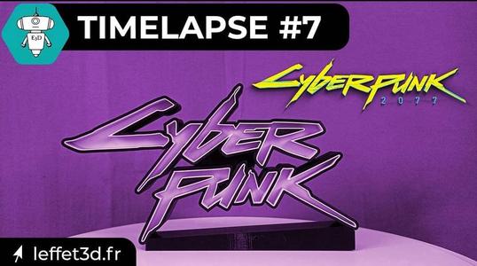Lampe Cyberpunk - L'Effet3D