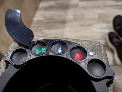 Thomas Payne cup holder buttons guard/cover