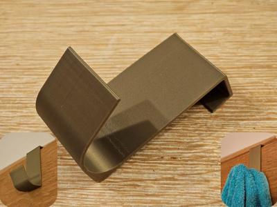 Towel holder - Snap on door