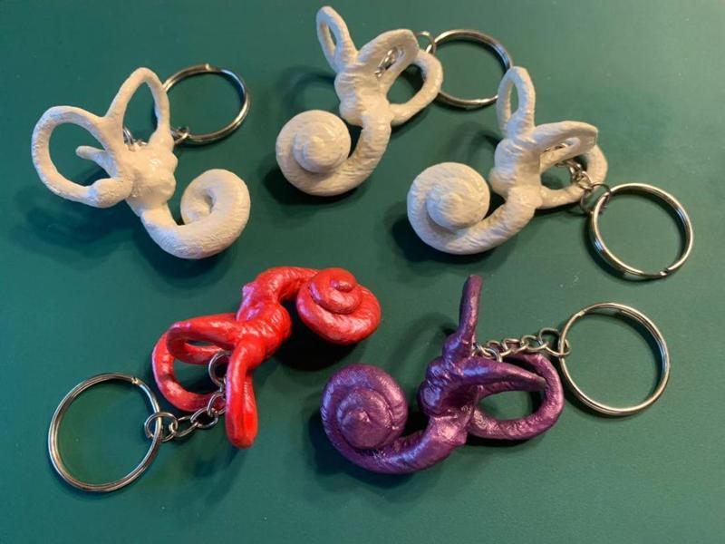 Cochlea Keychain