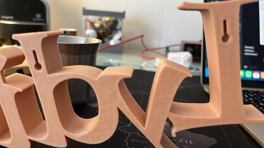 First name / last name LYDIE wall decoration