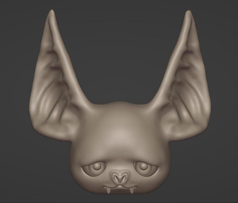 BJD  DOLL 1/8 Batty head Poe