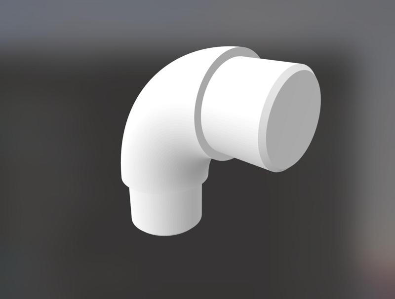 Simracing Rollcage 90 degrees for 18 Bar Pipe 50mm