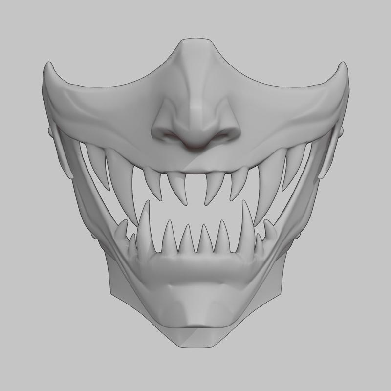 Tekken 8 Reina Kemono Mask Cosplay