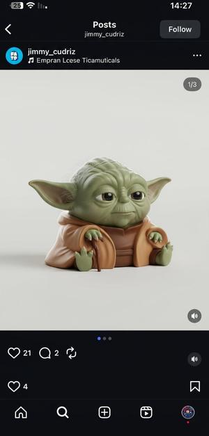 Yoda Chibi – Seated Mini Bust