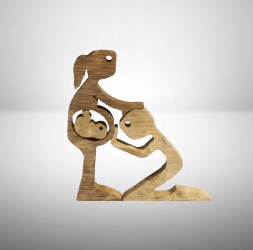 SCULPTURE LOVE OF FAMILY